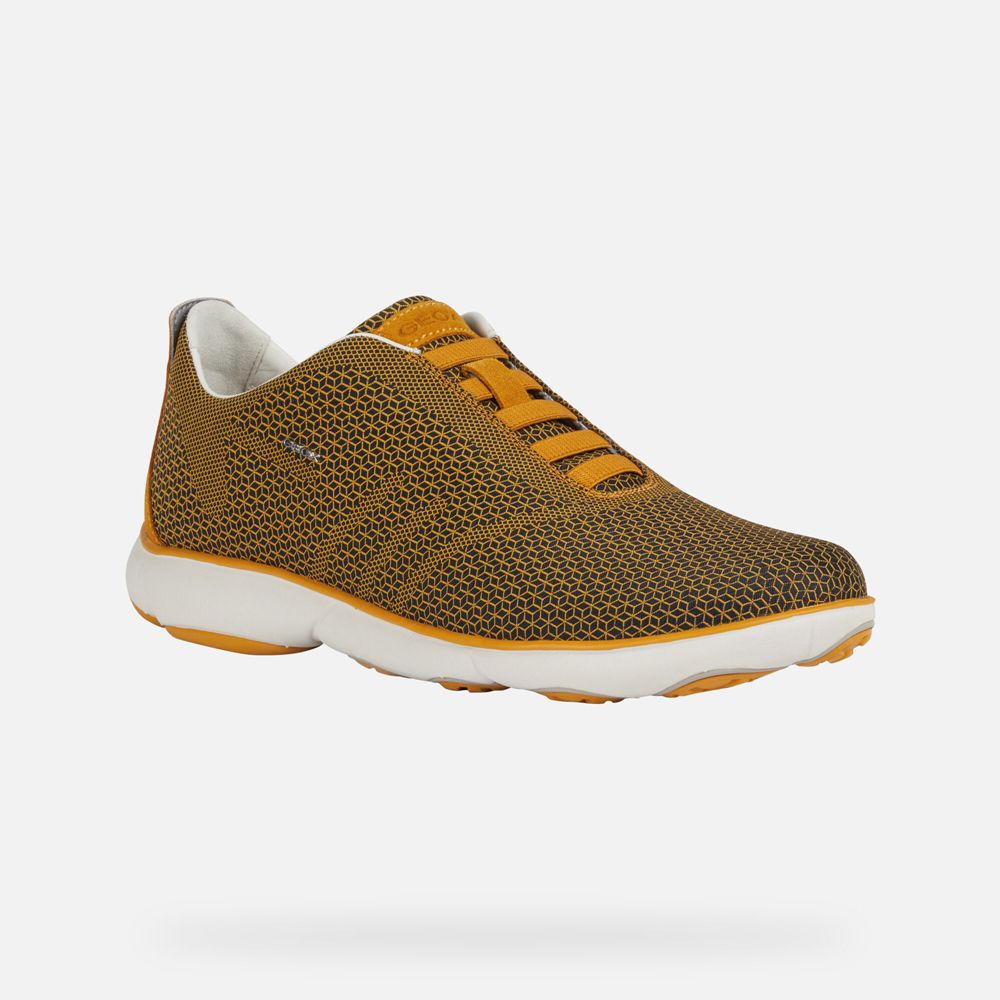 Geox Sneakers Yellow Nebula - Geox Mens Shoes - ASJMIK047